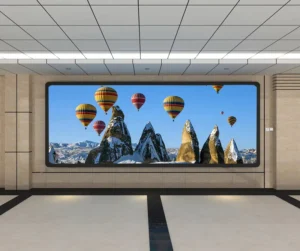 Company Lobby LED Screen Seamless Installation P2.5 Fixed LED Display Wall 8K Resolution HDR10+ Slim LED Cabinet 3840Hz Refresh