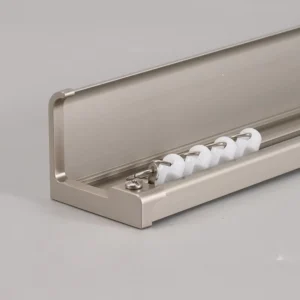 Concealed Curtain Box Rail Extra Long Straight Curtain Track Silent Glide Aluminum Profile for Large Window