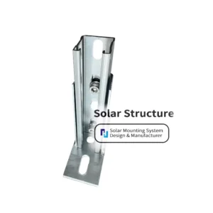 Concrete Foundation Solar Panel Mounting Bracket U Steel Solar Panel Support Structures Solar Panel Installation Accessories