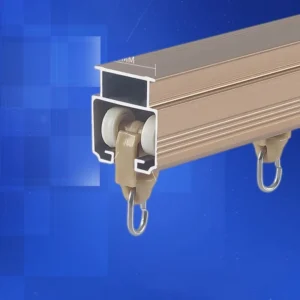 Curtain Double Track Adjustable Straight Mask Track Rail Sliding Aluminum Testing for Aluminum Flexible Curtain Track