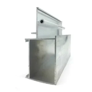 Curtain Wall Architectural Aluminium Profiles Silver Color 6063 T5 Alloy Aluminium Extrusion