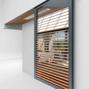 Curtain Wall Decoration Durable Lightweight Weatherproof Adjustable Aluminum Louver