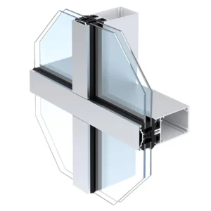 Curtain Wall Exterior Wave Aluminum Curtain Wall Profile Extrusion
