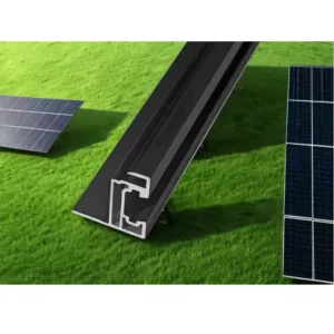 Custom 6000 Series Aluminum Alloy Extrusion Solar Panel Frame Profile with Powder Coating Cutting Service From Leading Supplier