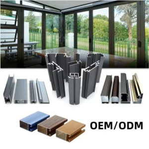 Custom 6000 Series Aluminum Profiles for Sliding Windows Doors