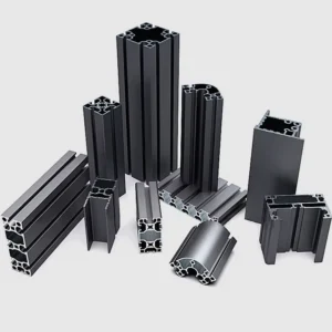 Custom 6061 Black Anodised Aluminum Extrusion Profiles Manufacturer