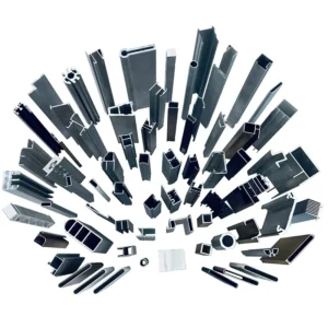 Custom 6063 Aluminum Alloy Extrusion Profiles T3 T8 Temper Furniture Support Cutting Welding Bending for Curtain Wall