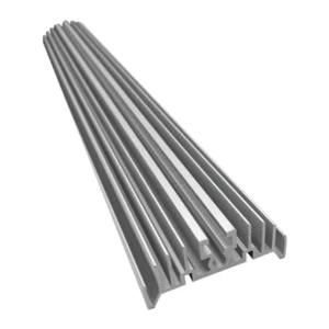 Custom 6063 T5 Aluminum Bar Extrusion Skiving Heatsink For LED Grow Light Street Lamp