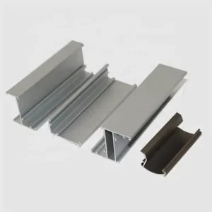 Custom Aluminum 6000 Series Window Door Frame Profiles with Cutting Bending Welding Services AA Grade