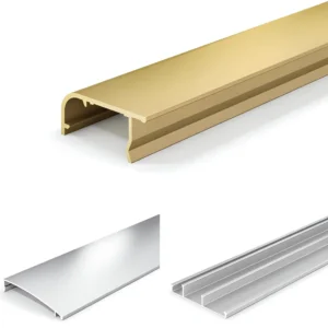 Custom Aluminum Baseboard Profiles for Wall Protection Architectural Finishing and All Kinds Aluminum Extrusion Profile
