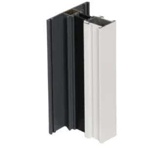 Custom Aluminum Extruded Profiles 6060 T66 Aluminum Thermal Break Extruded Windows Doors Profiles With Imported Rubber