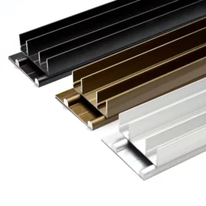 Custom Aluminum Extrusion 6000 Series Architectural Metal Frame for Glass Sliding Window Alloy Profile