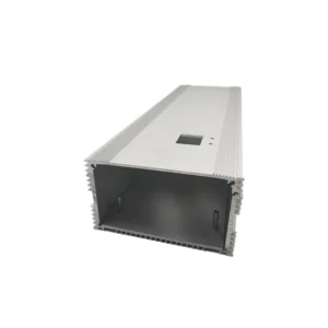 Custom Aluminum Extrusion Aluminum Alloy Enclosure IP65 Anodized Silver Outdoor Electronic Box 326x110x63mm ROHS Certified