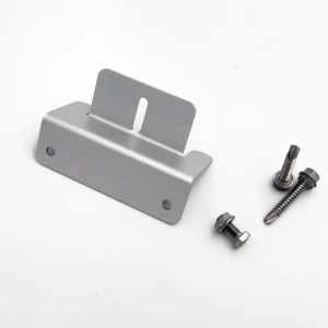 Custom Aluminum Z Shape Solar Panel Mounting Bracket with Hardware for RV Boat Off Grid