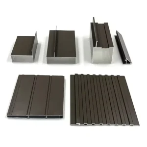 Custom Anodized 6000 Series Aluminium Extrusion Profile 6061 T6