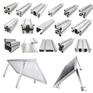Custom Anodized L Shaped 7075 6063 Aluminum Extrusion Solar Panel Frame