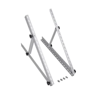 Custom Anodized Metal Adjustable Angle Tilt Solar Panel Mounting Brackets with 60m s Wind Load for Roof