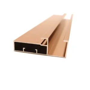 Custom Champagne Color Anodized Aluminium Alloy Profile Aluminium Profile for Windows and Doors Kitchen Curtain Wall