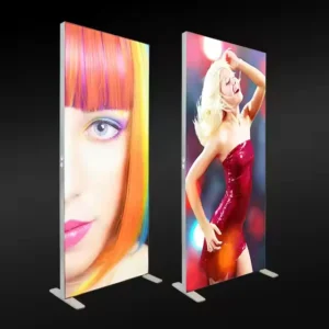Custom Easy Install Street Frame Advertising Double Side Fabric Exhibition SEG LED Light Box Expo Trade Show Display