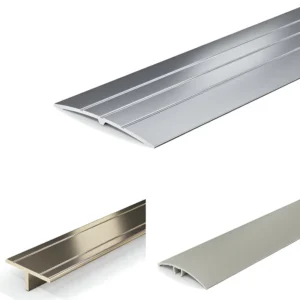 Custom European Powder Coating Silver Anodized Extruded Aluminum Profiles for Decorative