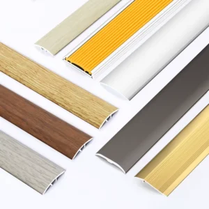 Custom Factory Modern Aluminum Alloy Flexible Floor Transition Trim Strip Protective Floor Threshold Durable Hotel Apartment
