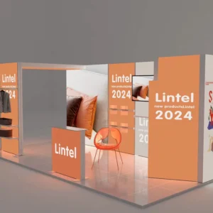 Custom Factory Single Person Expo Stall 3D Backlit Exhibition Booth Trade Show Display
