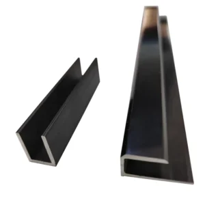 Custom Furniture Aluminum U Shape Profile for Windows and Doors