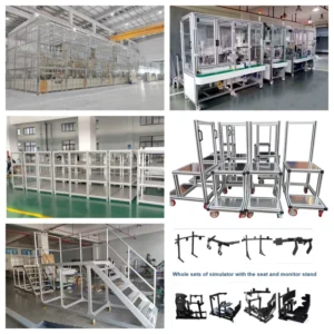 Custom Heavy Duty 6063 T5 Aluminum Profiles Display Stand for Trade Show Exhibition Aluminum Extension Machine Frame Enclosure