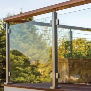 Custom High Strength Tempered Glass Railing European Impact Resistant Stainless Steel Outdoor Balcony Villa Gardens Mall Stair