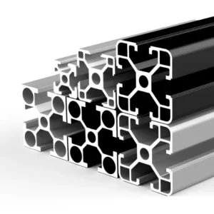 Custom Industrial Silver Anodized Aluminum Profile Shelf 40*40mm T Slot Extrusion 4040 Extruded Aluminum Bending Cutting Welding