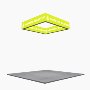 Custom Logo Advertising Promotional Expo Trade Show Exhibition Booth Display LED Backlit Hanging Banner