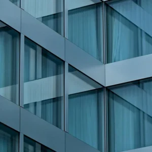 Custom Long Span Structural Glass Curtain Walls Unitized Aluminum Steel Frame Cladding