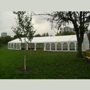 Custom Modern Design Water Resistant Square Aluminum Alloy Frame Tube Type Event Tents Weddings Parties Exhibitions Customizable