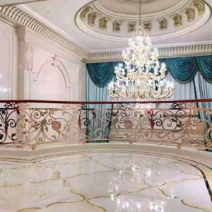 Custom Modern Style Aluminum Stair Railing for Commercial and Residential Luxury Decorative Metal Handrail System