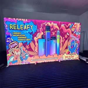Custom Portable Rectangle LED Pop Light Box Aluminum Alloy Frame Decorative High Brightness Trade Show Exhibition Display