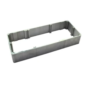 Custom Precision Electronic Power Supply Aluminum Alloy Profile Enclosure CNC Machined Square Tube Housing