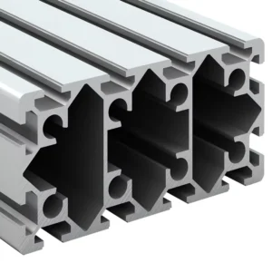 Custom Rectangular Wood Grain Powder Coating Curtain Wall Panel Extruded 80160 Aluminum Profile