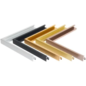 Custom Size House Decoration Wall Hanging Metal Frame Photo Aluminum Profile Picture Frame Moulding