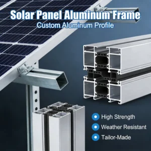 Custom Solar Panel Aluminum Frame Aluminum Extrusion Manufacturer Photovoltaic Module Frame Aluminium Profiles