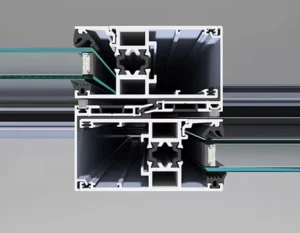 Custom System Window and Door Thermal Break Aluminum Extrusion Profile