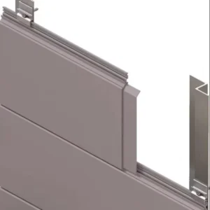 Customizable 6000 8000 Series Aluminum Curtain Wall Profile Alloy Material O H112 Temper Metal Cladding Panels for Exterior Wall