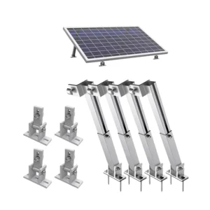 Customizable Adjustable AL6005 T5 Solar Panel Brackets Mounting System Stand High Wind Snow Load Capacity 25+ Year Service Life