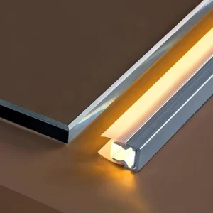 Customizable DC12V Ultra-thin Aluminium Profile Strip Light Surface Mounted Cabinet LED Glass Shelf Lamp for 8mm Glass