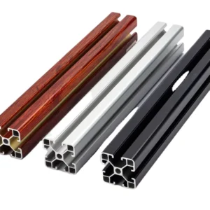 Customizable European Standard Industrial Aluminum Profile Automation Line Rack T Profile Silver Anodized Off the Shelf Welding
