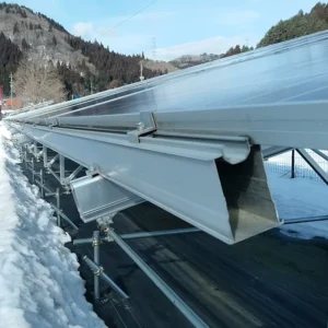 Customizable Ground Solar Panel Bracket Mounting with Ground Screw Foundation