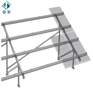 Customization Pre-Galvanized Solar Ground Frames Economical PV Mount for Open-Field Quick Installation