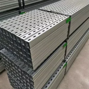 Customize Length U Channel ZAM Steel Pv Photovoltaic 41*21mm Solar Panels Mounting Bracket and Rails
