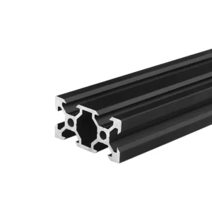 Factory Customized 2040 Black Anodized Aluminum Extrusion Industrial V Slot Frame Aluminium Profiles