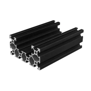 Customized 40×80 V Slot Aluminium Frame DIY Black 4080 Aluminum Profile for Windows