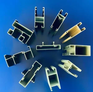 Customized 6000 Series Aluminium Profiles for Windows and Doors with Cutting and Bending Services in Various Colors